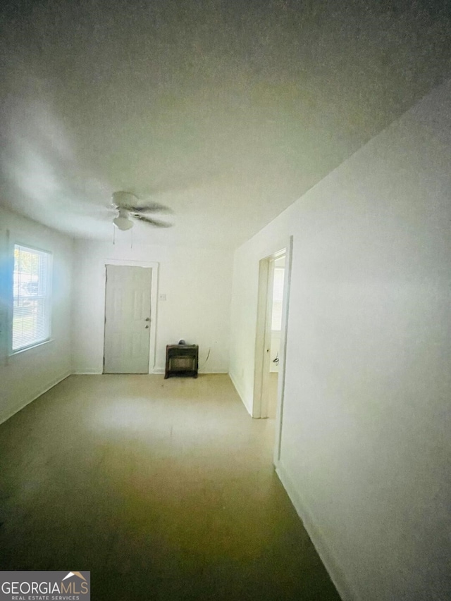 107 Little St SE, Milledgeville, GA 31061 - empty room with carpet and ceiling fan