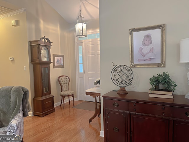 198 Oakdale Rd SE, Cairo, GA 39828 - entryway with baseboards, light wood-style floors, and visible vents