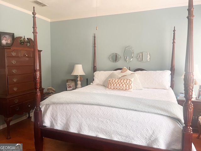 198 Oakdale Rd SE, Cairo, GA 39828 - bedroom with ornamental molding and visible vents