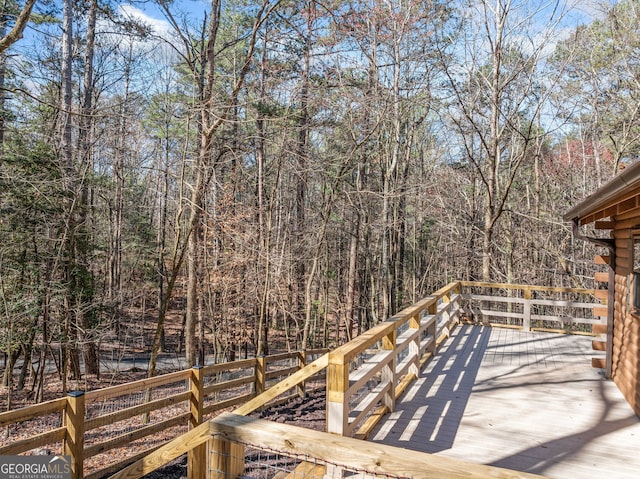 335 Misty Hollow Rd, Ellijay, GA 30536 - view of wooden deck