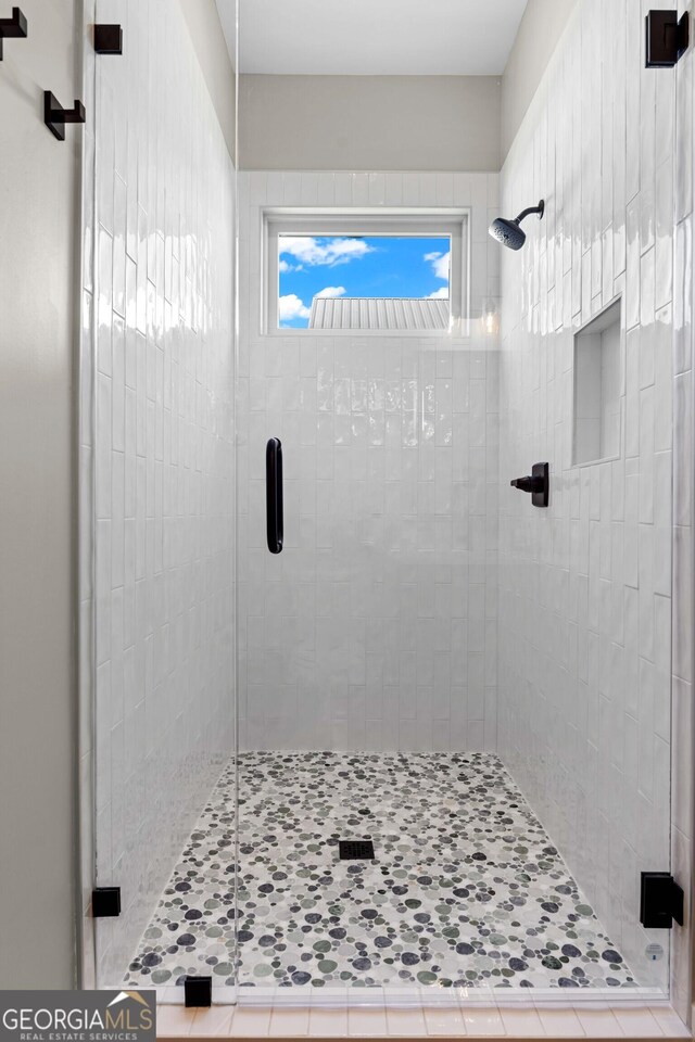 24 Harrison Ln, Blue Ridge, GA 30513 - full bathroom with a shower stall