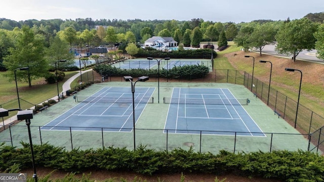 557 Winder Trl, Canton, GA 30114 - view of tennis court