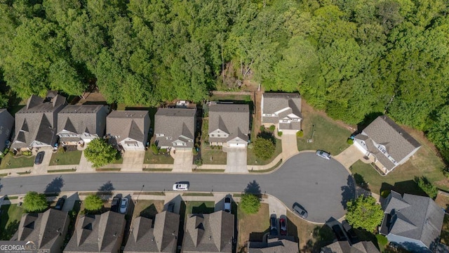 557 Winder Trl, Canton, GA 30114 - aerial view of property's location featuring nearby suburban area and a forest