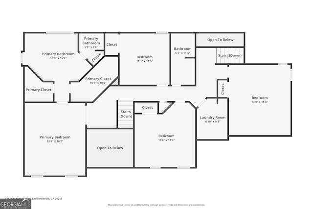 535 Woodbrook Way, Lawrenceville, GA 30043 - view of home floor plan