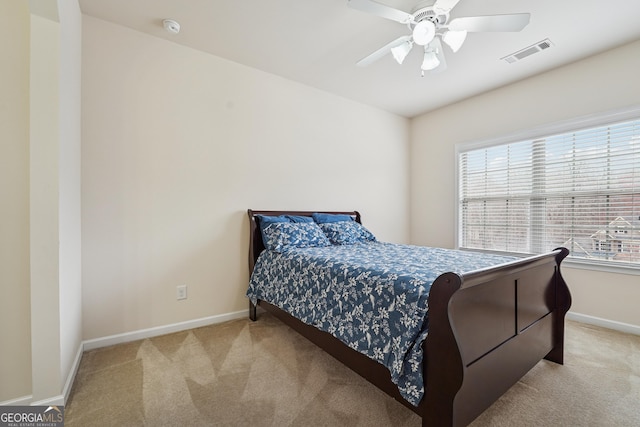 2220 Stirling Bridge Rd, Cumming, GA 30041 - bedroom featuring carpet floors, baseboards, multiple windows, and visible vents