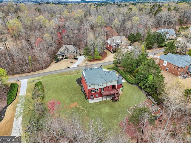 2220 Stirling Bridge Rd, Cumming, GA 30041 - drone / aerial view with a forest view