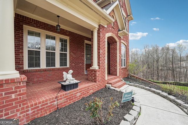 2220 Stirling Bridge Rd, Cumming, GA 30041 - view of patio with covered porch