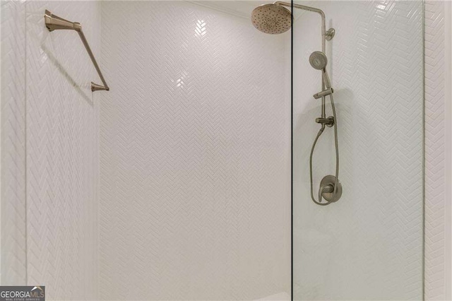 room details featuring a shower
