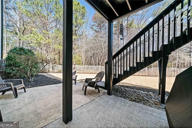 3795 Duckcove Way, Cumming, GA 30041 - fenced backyard featuring a patio