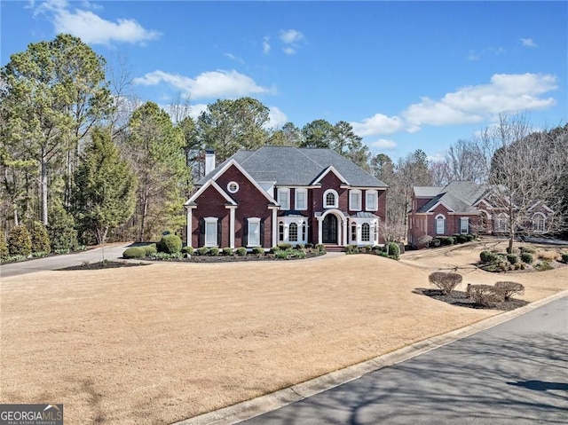 3795 Duckcove Way, Cumming, GA 30041 - colonial house with a chimney
