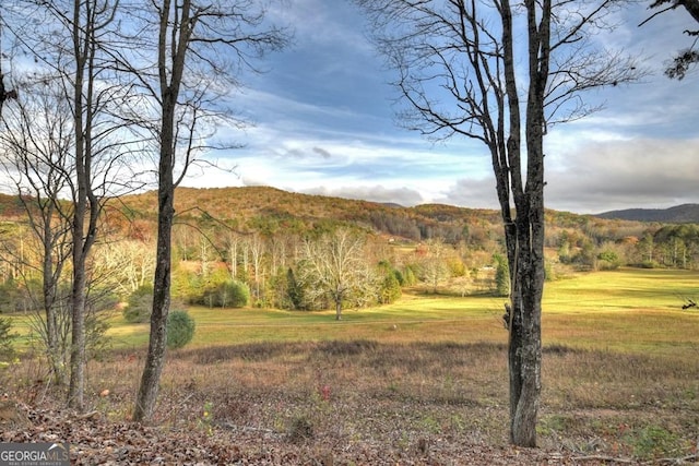 view of mountain feature