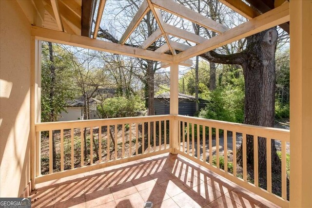 2265 E Lake Rd NE, Atlanta, GA 30307 - view of wooden terrace