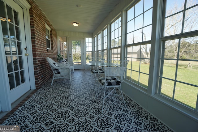 1848 Tenny Nelson Rd, Grantville, GA 30220 - view of unfurnished sunroom