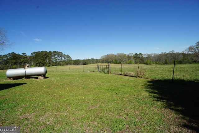 1848 Tenny Nelson Rd, Grantville, GA 30220 - view of yard with fence and a rural view