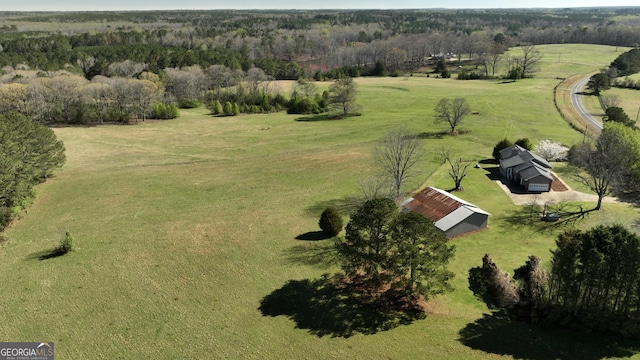 1848 Tenny Nelson Rd, Grantville, GA 30220 - drone / aerial view with a rural view