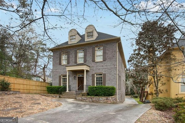 1109 Pine Grove Ave, Brookhaven, GA 30319 - colonial inspired home with brick siding