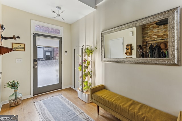 307 Cherokee Ave SE Unit 3, Atlanta, GA 30312 - entrance foyer with hardwood / wood-style floors and baseboards