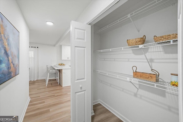 3951 Covered Bridge Rd SW, Smyrna, GA 30082 - spacious closet featuring light wood finished floors
