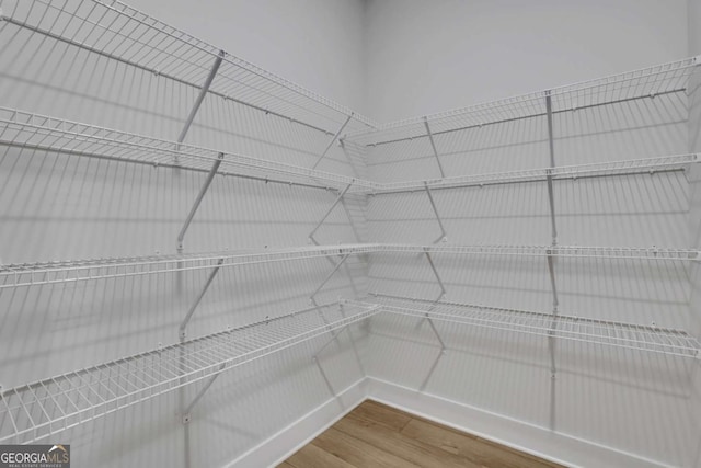 view of storage area