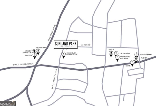 2587 Apple Valley Rd, Brookhaven, GA 30319 - map / location