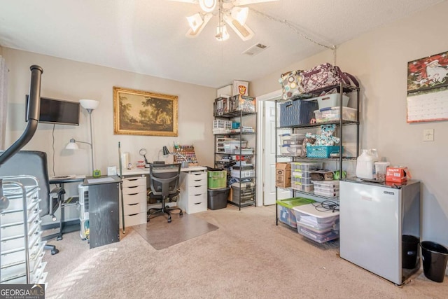 200 Villa Rd Unit 103, Jasper, GA 30143 - carpeted office space with ceiling fan