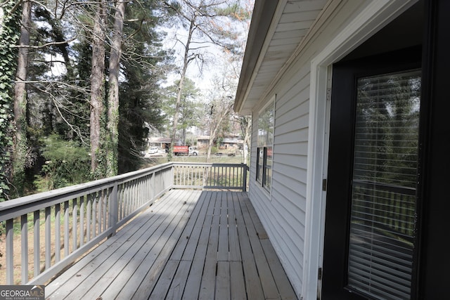 3363 Wesley Chapel Rd, Decatur, GA 30034 - view of wooden deck