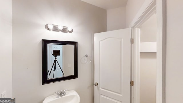 bathroom with a sink