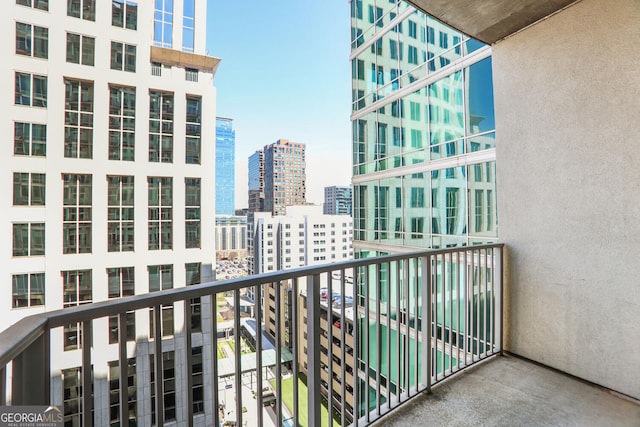 943 Peachtree St NE Unit 1003, Atlanta, GA 30309 - balcony featuring a view of city