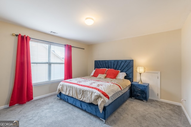 3450 Long Lake Dr, Douglasville, GA 30135 - bedroom with carpet flooring, baseboards, and visible vents
