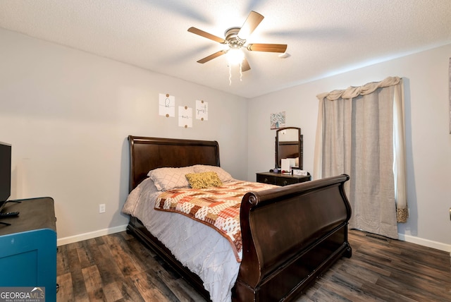 181 King St, Clermont, GA 30527 - bedroom featuring wood finished floors, baseboards, and ceiling fan