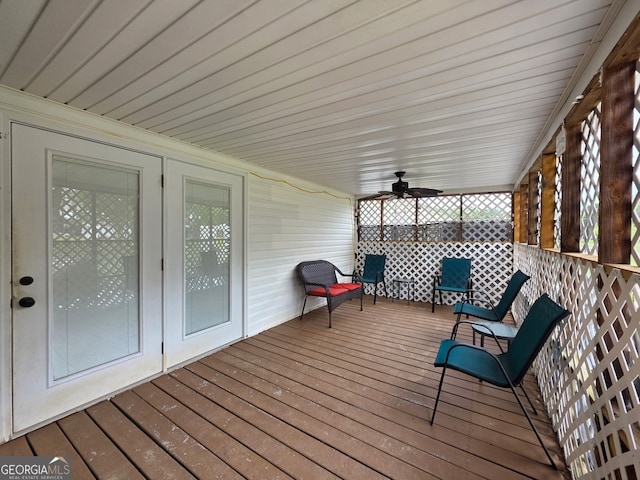 181 King St, Clermont, GA 30527 - view of wooden terrace