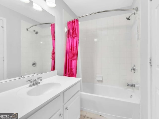 5454 Alanis Pl SE Unit 19, Mableton, GA 30126 - full bathroom with shower / tub combo, vanity, and tile patterned floors