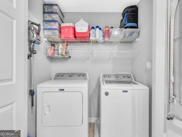 5454 Alanis Pl SE Unit 19, Mableton, GA 30126 - washroom featuring washing machine and clothes dryer