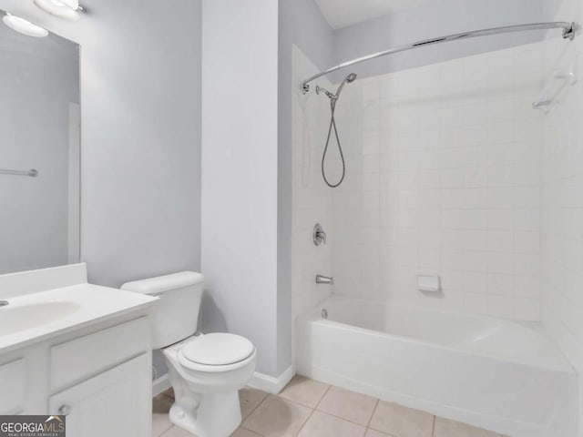 5454 Alanis Pl SE Unit 19, Mableton, GA 30126 - bathroom with tile patterned floors, vanity, and  shower combination