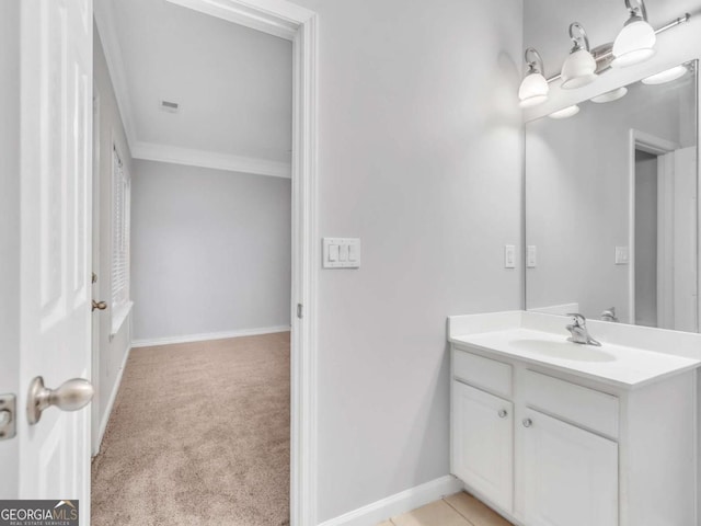 5454 Alanis Pl SE Unit 19, Mableton, GA 30126 - bathroom featuring vanity and ornamental molding