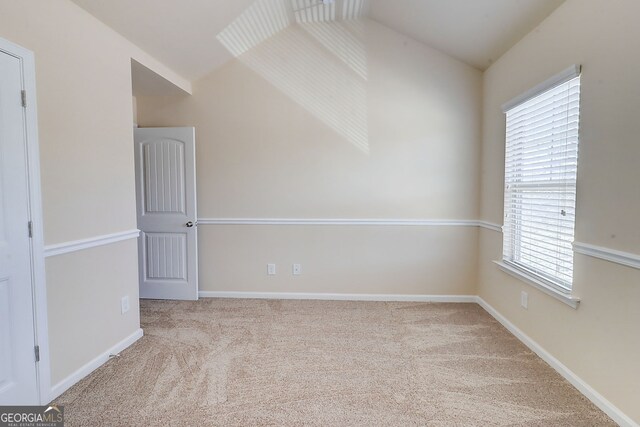 2205 Capella Cir SW, South Fulton, GA 30331 - unfurnished room featuring baseboards, carpet floors, and vaulted ceiling