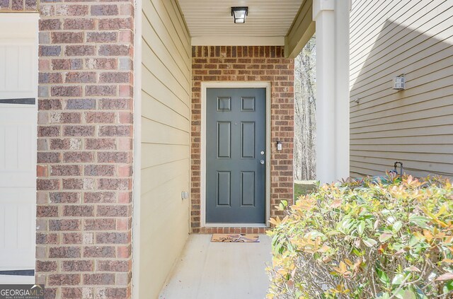 2205 Capella Cir SW, South Fulton, GA 30331 - entrance to property featuring brick siding