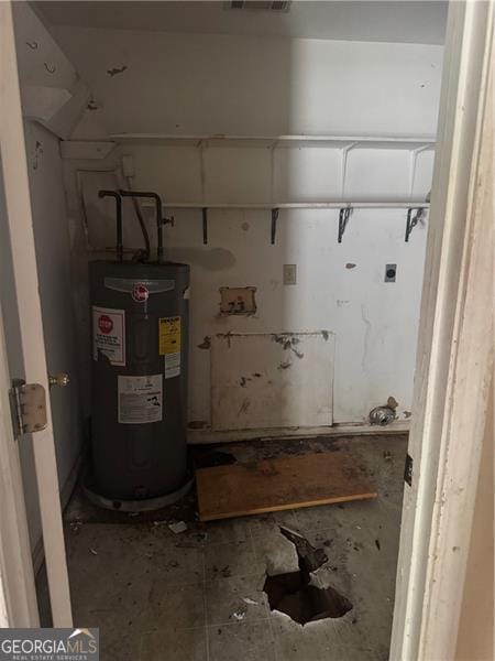 utilities featuring water heater