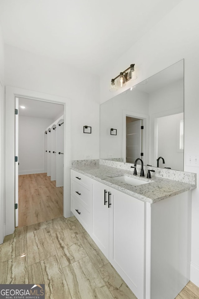 284 Community House Rd, Barnesville, GA 30204 - bathroom with vanity and baseboards