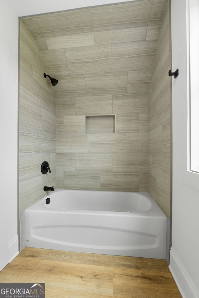 284 Community House Rd, Barnesville, GA 30204 - full bath with shower / bathtub combination and baseboards
