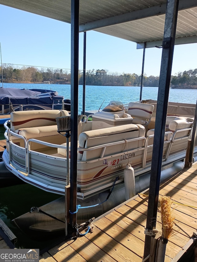 92 Admiral Dr, Hartwell, GA 30643 - dock area featuring a water view