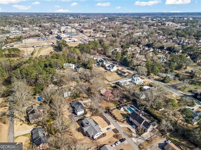 417 Lynne Cir, Alpharetta, GA 30009 - birds eye view of property with a residential view