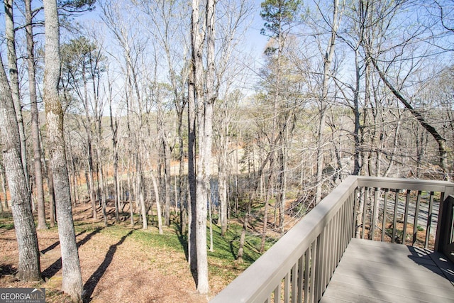 812 Burning Tree Ct SE, Marietta, GA 30067 - view of wooden terrace