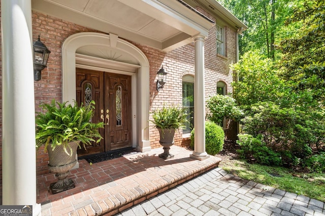 812 Burning Tree Ct SE, Marietta, GA 30067 - entrance to property with brick siding
