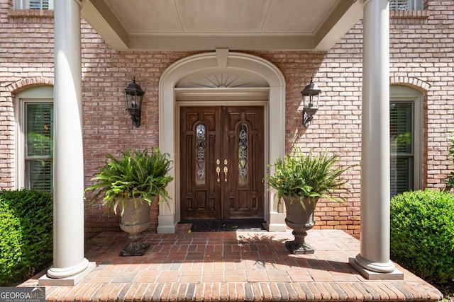 812 Burning Tree Ct SE, Marietta, GA 30067 - property entrance featuring brick siding