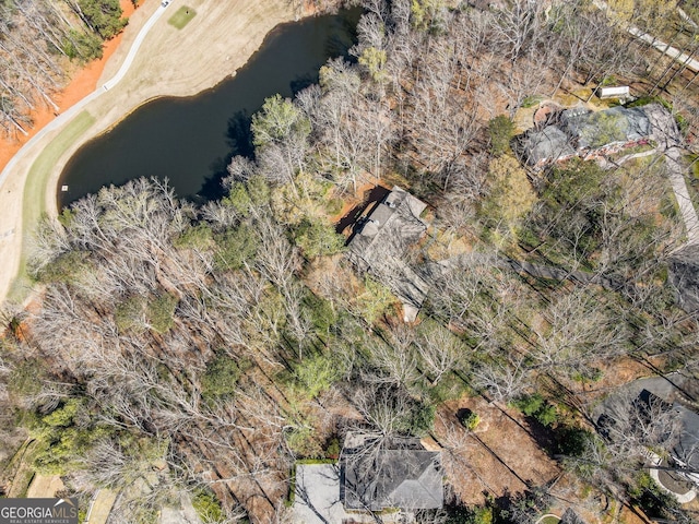 812 Burning Tree Ct SE, Marietta, GA 30067 - drone / aerial view of a large body of water