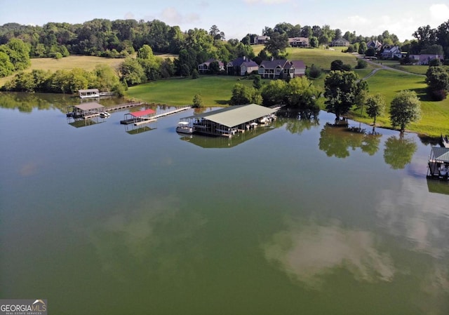 47 Hidden Fields Rd, Hiawassee, GA 30546 - bird's eye view with a water view