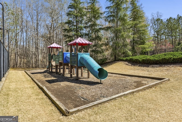 5163 Holly Springs Dr, Douglasville, GA 30135 - communal playground featuring fence