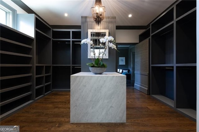 5495 Mount Vernon Pkwy, Atlanta, GA 30327 - bedroom with wood walls and wood finished floors
