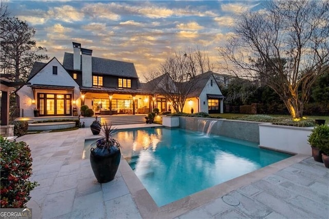 5495 Mount Vernon Pkwy, Atlanta, GA 30327 - pool featuring a pergola and a patio